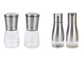 ERNESTO Set de moulins  sel et  poivre ou set de distributeurs  vinaigre et  huile