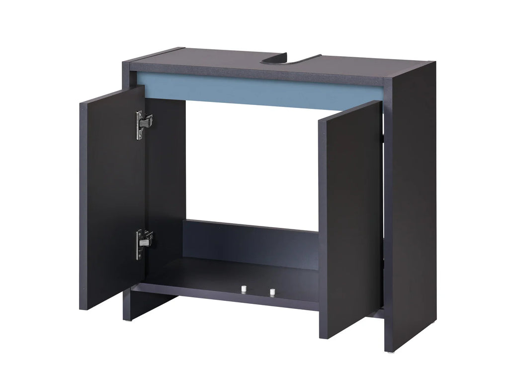 LIVARNO home Meuble sous-vasque Oslo, 60 x 55 x 28 cm, anthracite