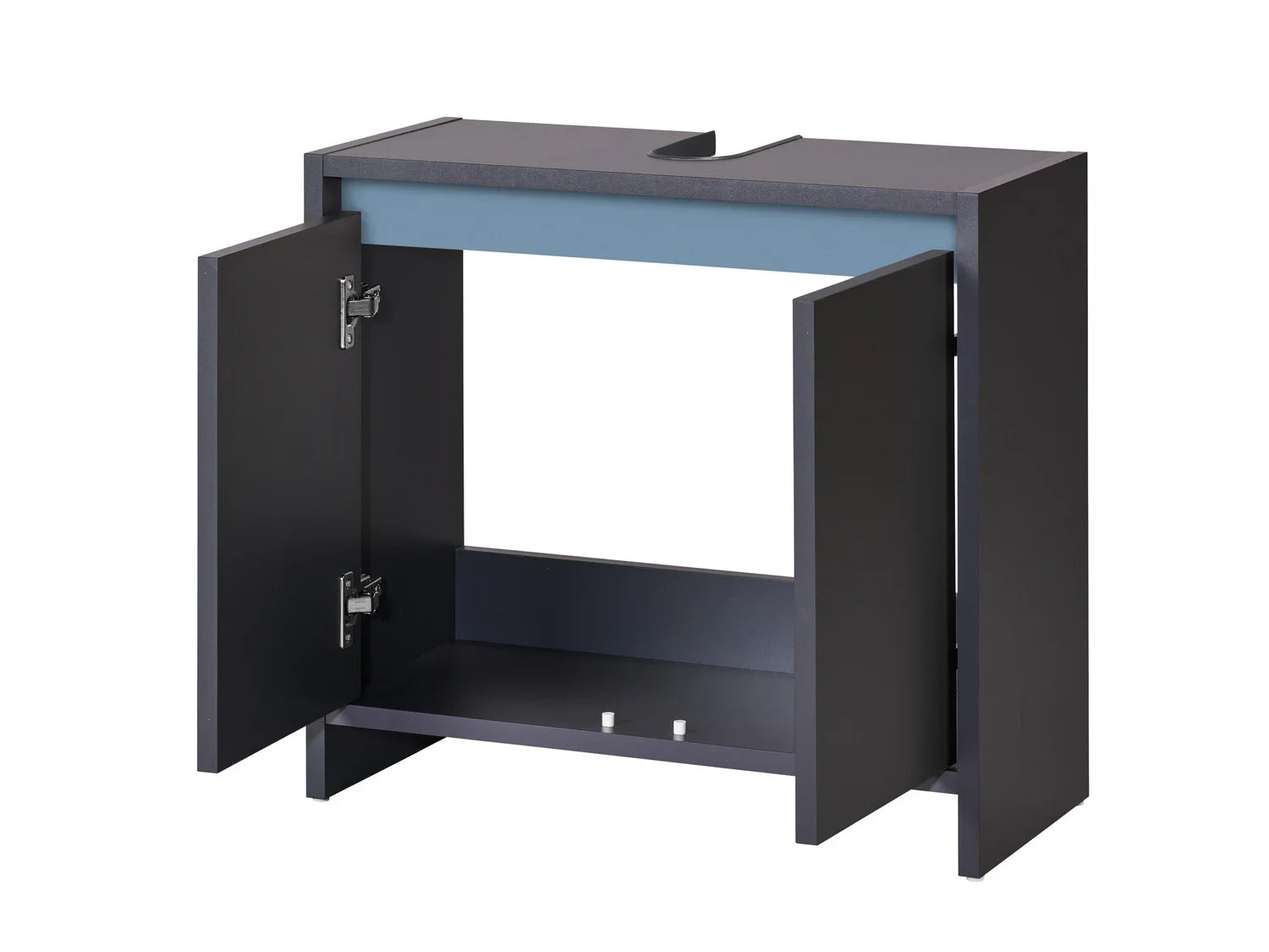 LIVARNO home Meuble sous-vasque Oslo, 60 x 55 x 28 cm, anthracite