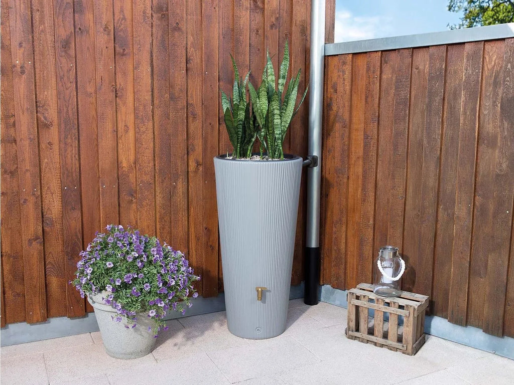 4rain Rcuprateur d'eau de pluie VASO 2in1 Decor, 220 L