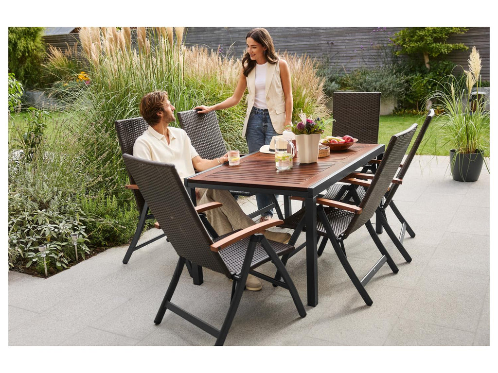 LIVARNO Table de jardin + Lot de 4 fauteuils Valencia
