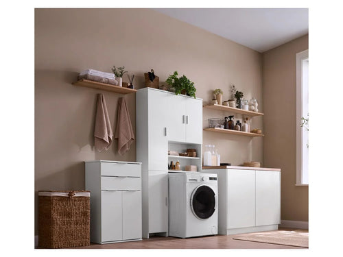 LIVARNO Meuble pour machine  laver Liverpool, 64,5 x 190 x 25 cm