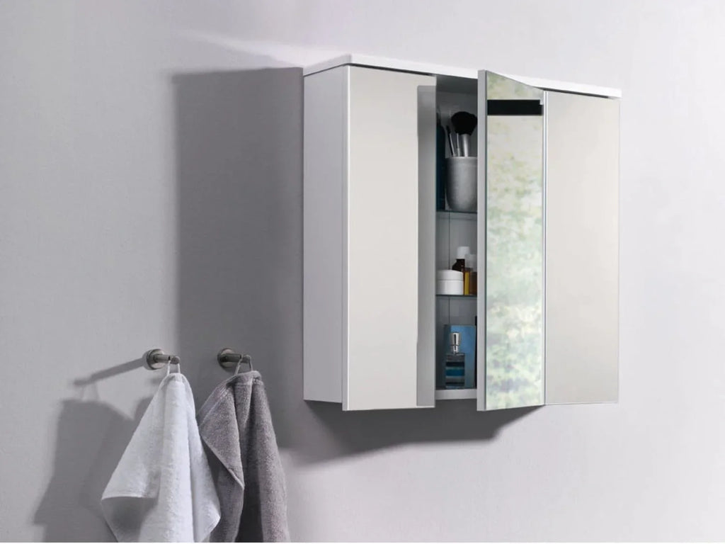 LIVARNO LIVING Armoire de toilette miroir Palermo, 66 x 64 x 16,5 cm
