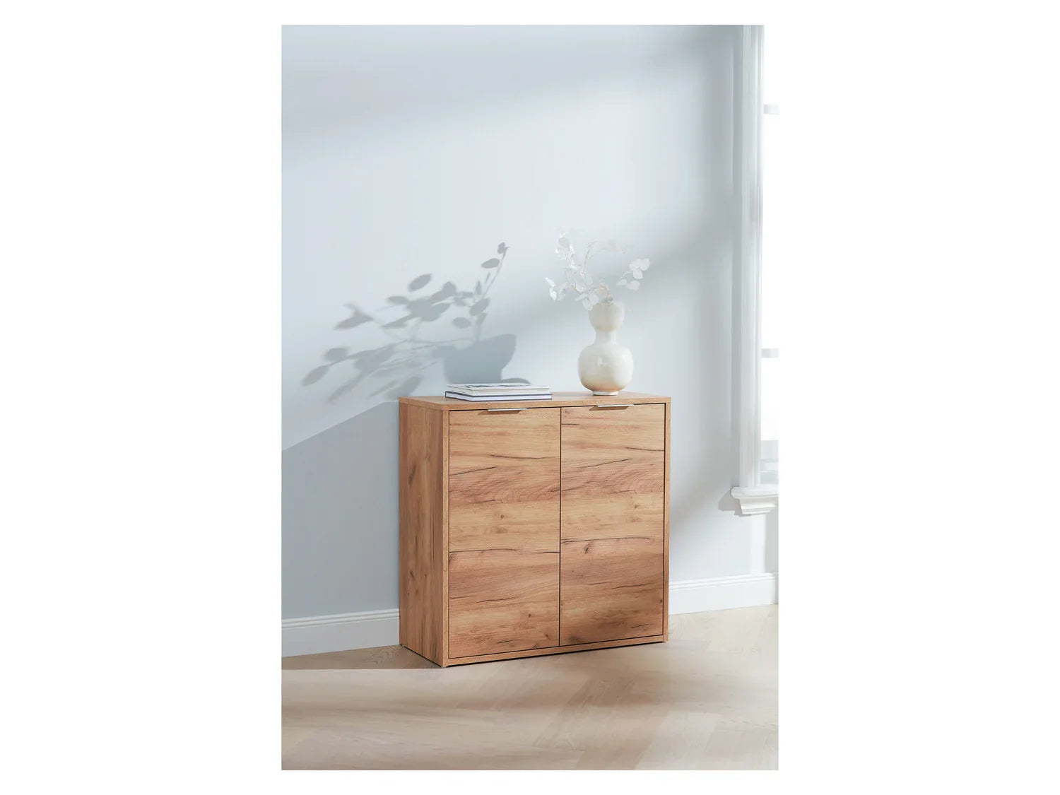 LIVARNO home Meuble bas Vrone, 80 x 80 x 35 cm, imitation chne
