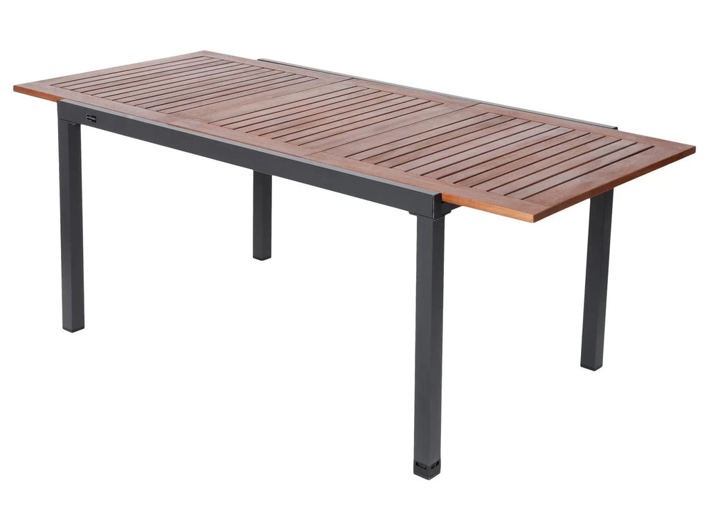 LIVARNO home Table de jardin + Lot de 6 fauteuils pliants tresss Valencia