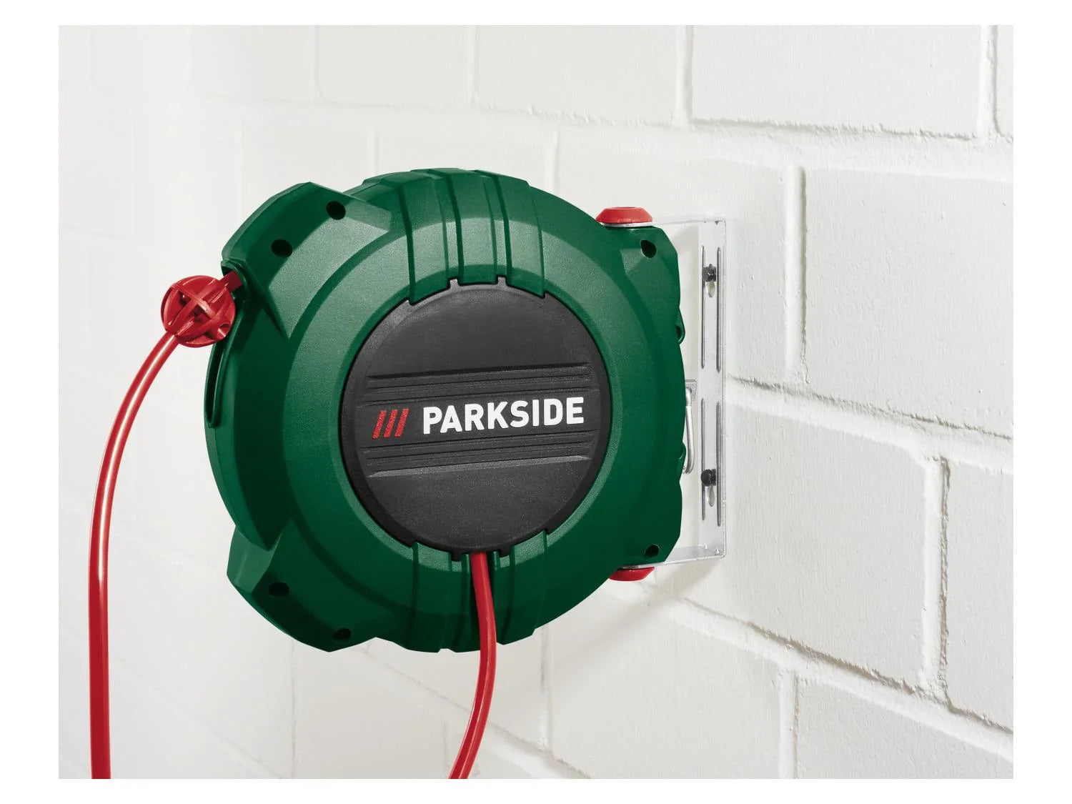 PARKSIDE Enrouleur tuyau pneumatique 10 m + set d'accessoires, 13 pices