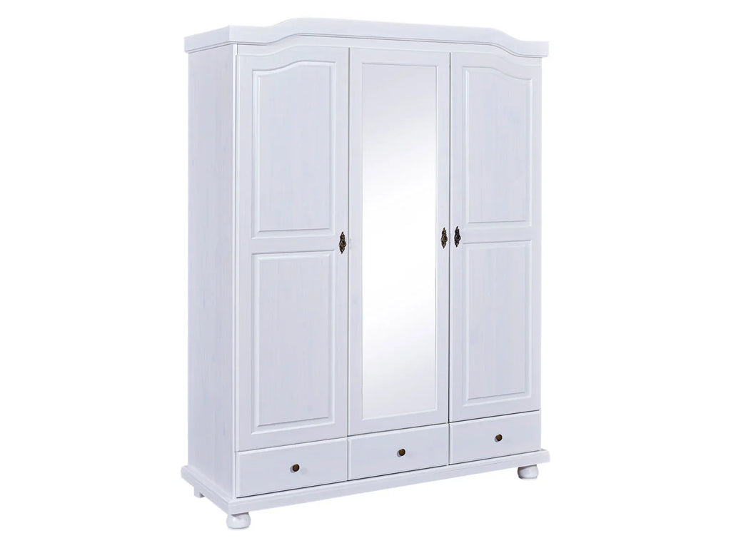 Inter Link Armoire rustique Kappl ou Reutte,  2, 3 ou 4 portes, blanche