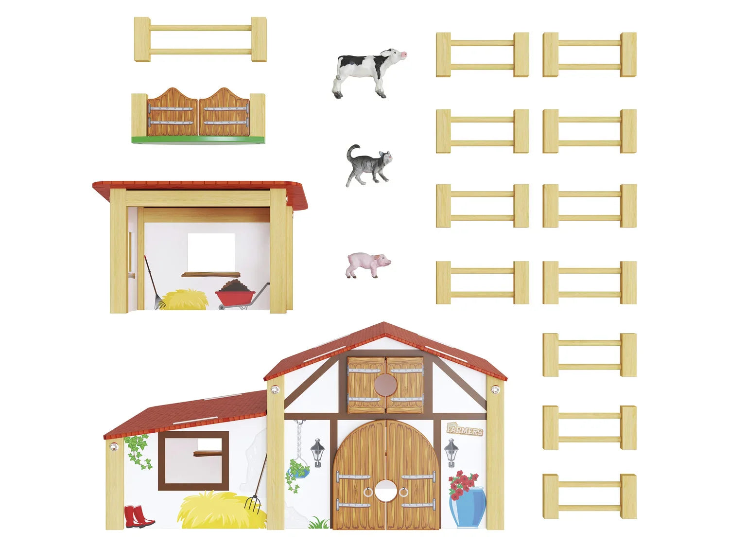 Playtive Set animaux en bois