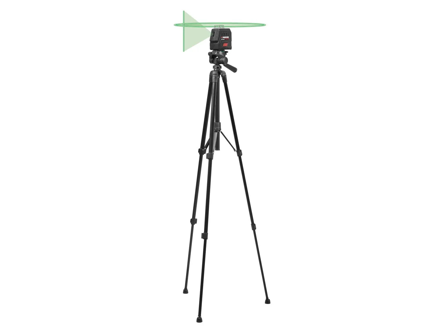 PARKSIDE PERFORMANCE Niveau laser en croix sans fil PKLLP 360 B3, vert, 20 m