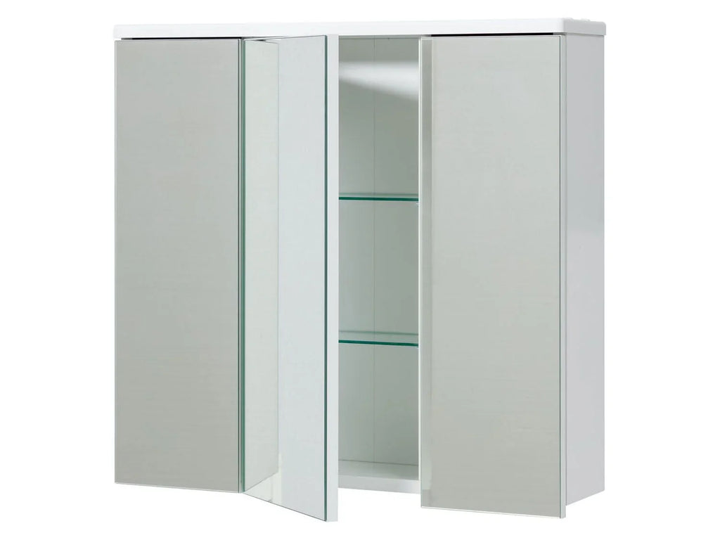 LIVARNO LIVING Armoire de toilette miroir Palermo, 66 x 64 x 16,5 cm