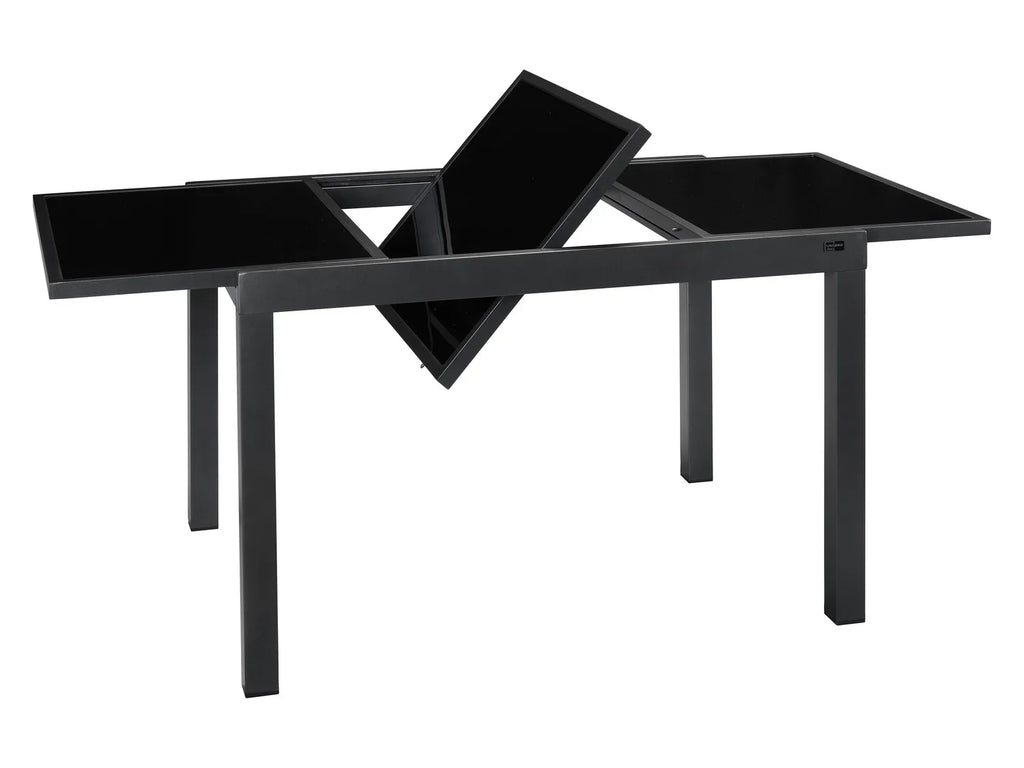LIVARNO home Table de jardin extensible en aluminium Houston, noir