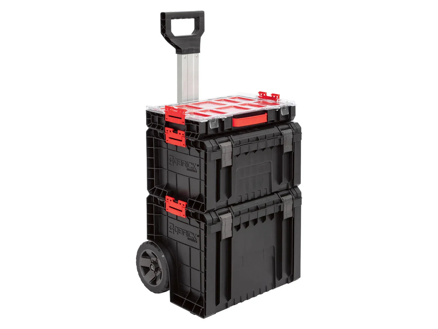 Qbrick System PRO Kit caisse  outils sur roulettes, 3 pices