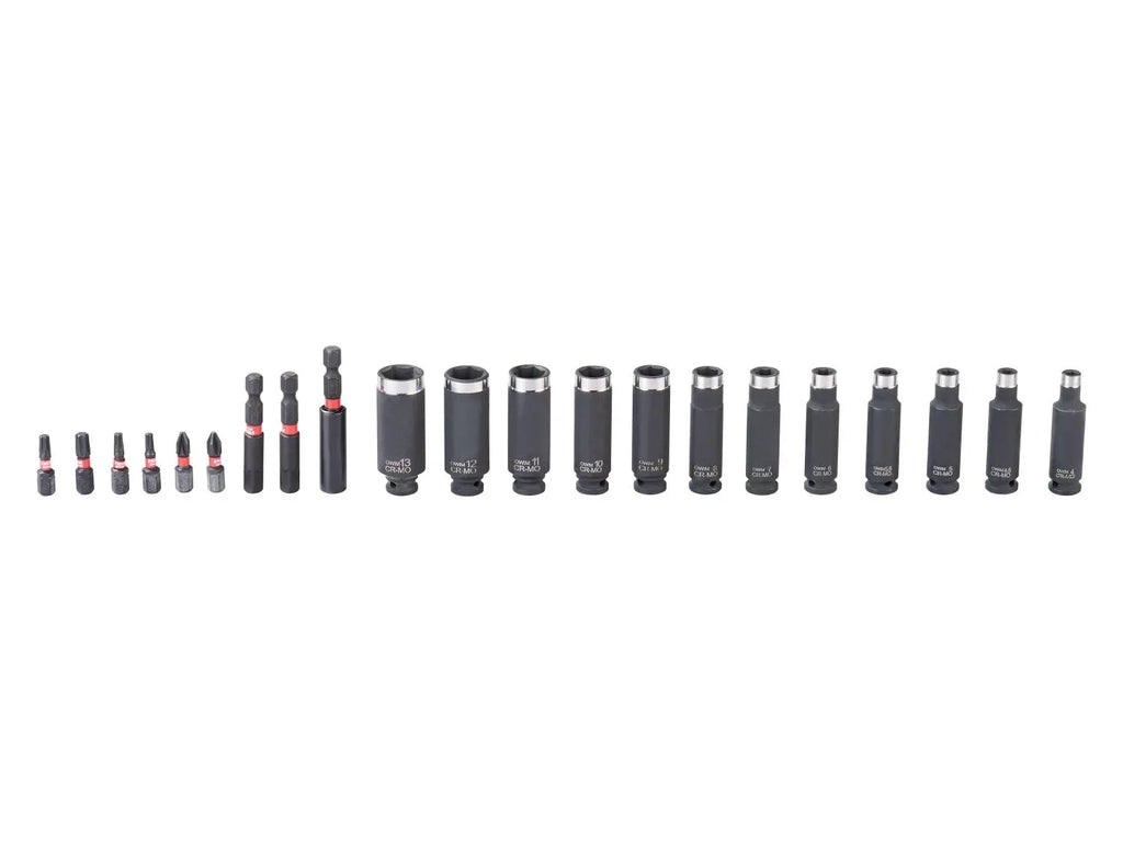 PARKSIDE PERFORMANCE Douilles et embouts pour cl  choc, 21 pices