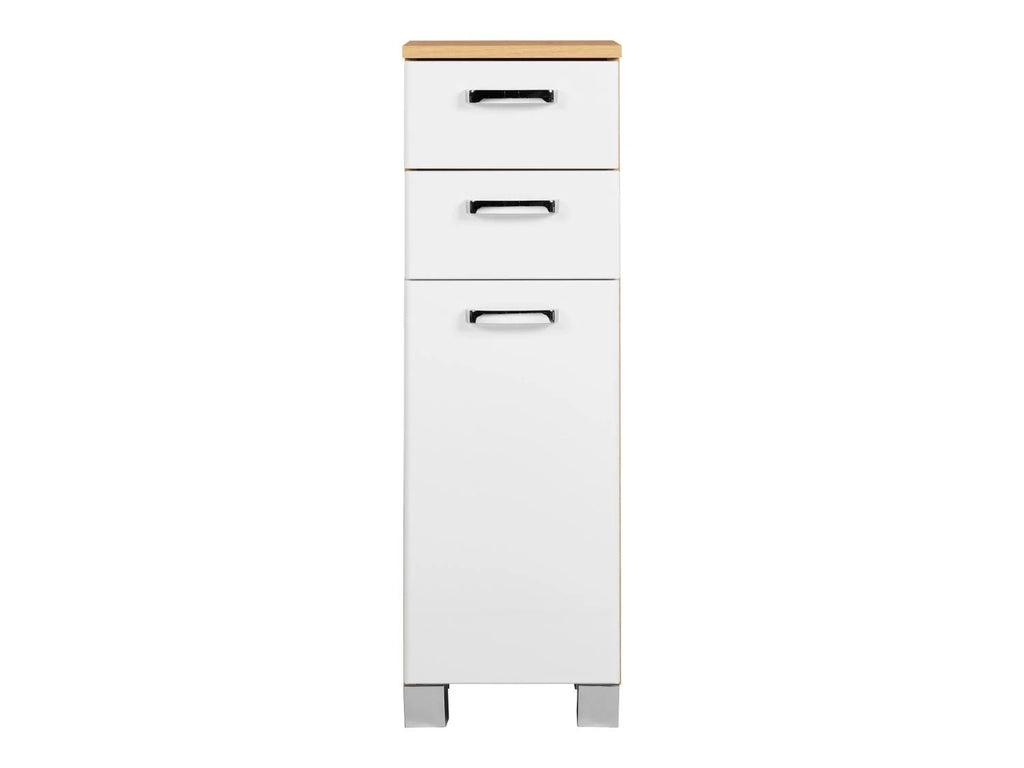 LIVARNO home Armoire latrale Palermo, blanc/imitation chne