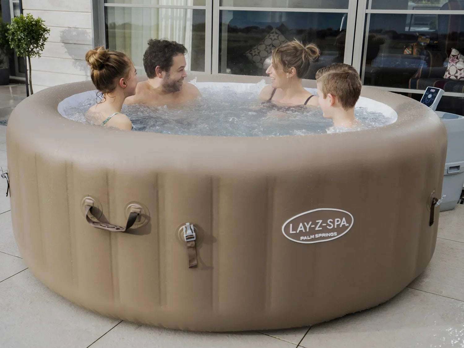 Bestway Spa gonflable LAY-Z SPA Palm Springs AirJet,  196 x 71 cm