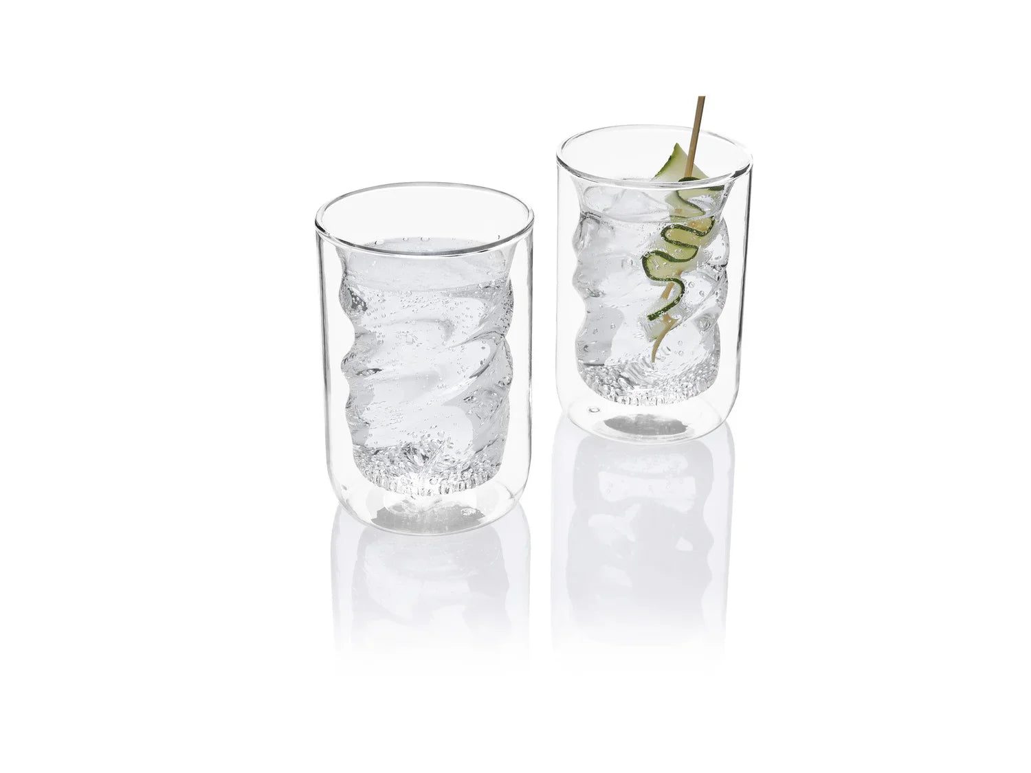 ERNESTO Lot de 2 verres  double paroi