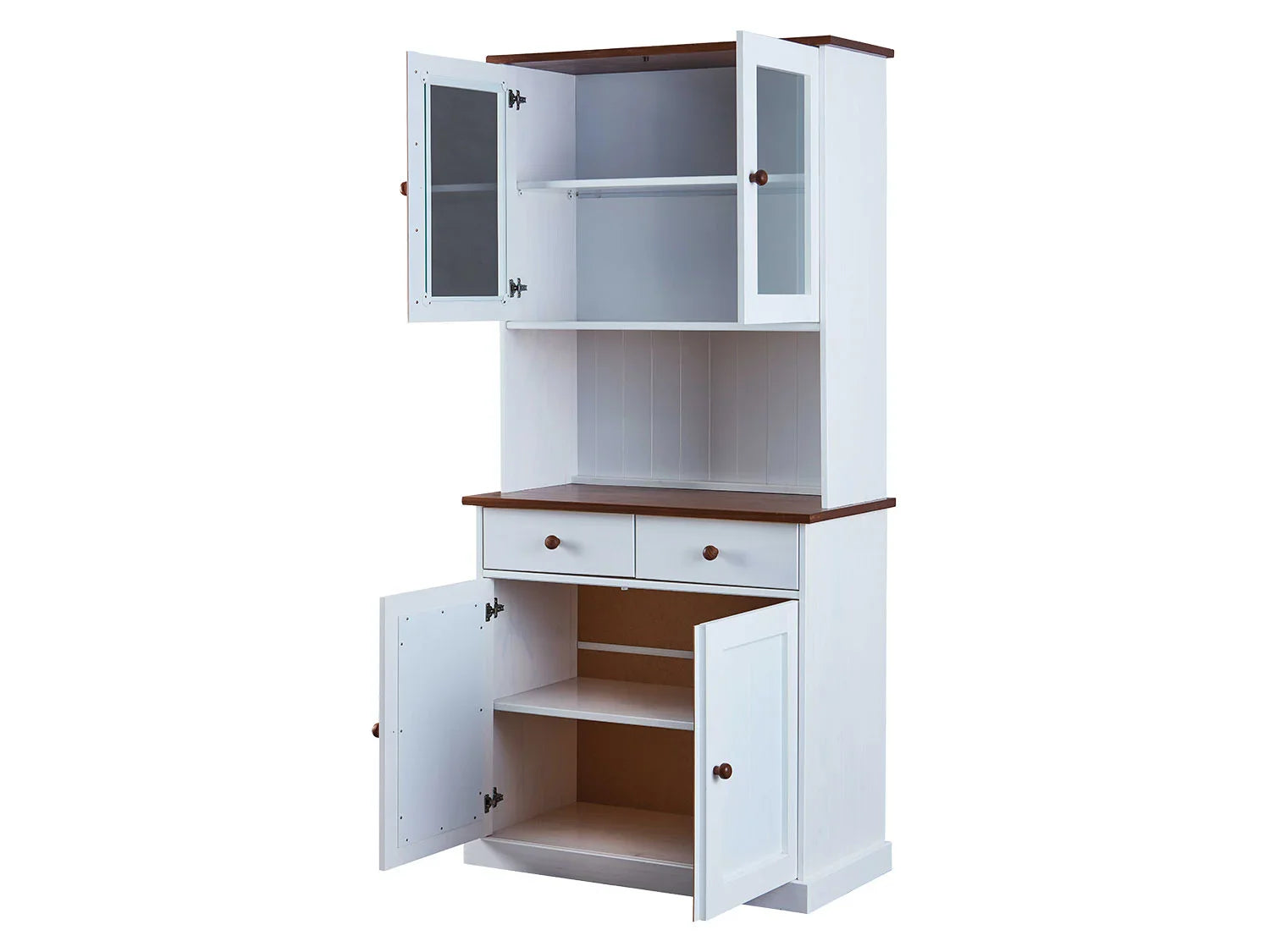 Inter Link Commode haut de gamme style campagnard, bois de pin