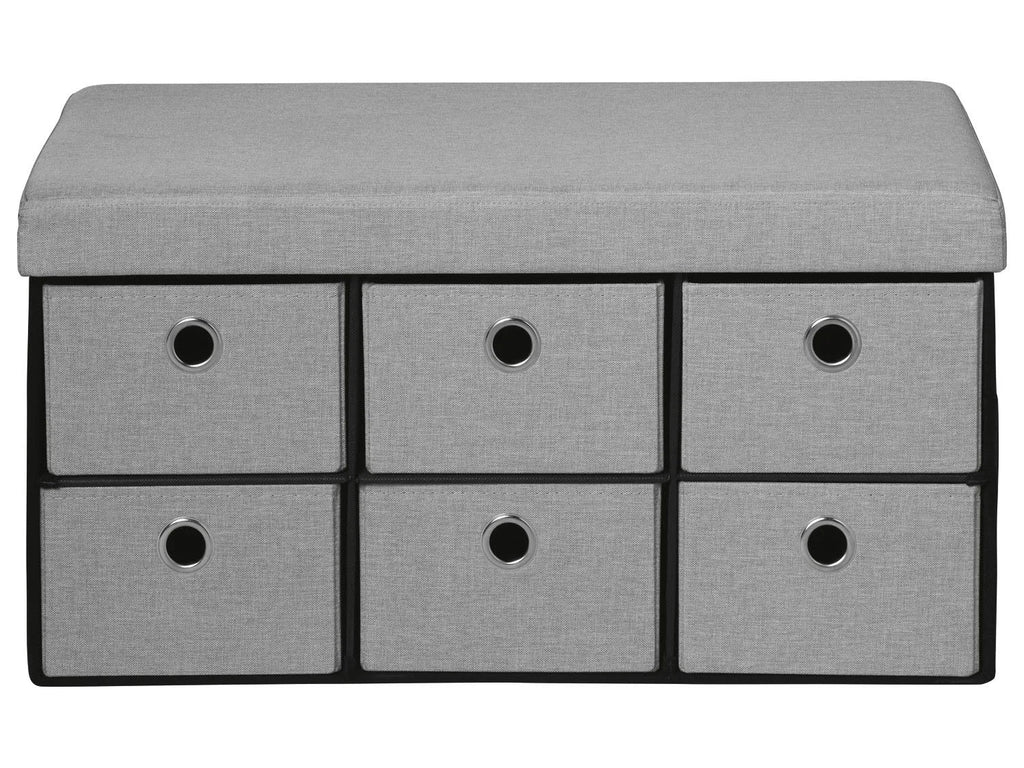 LIVARNO home Banc-coffre de rangement, avec 6 tiroirs