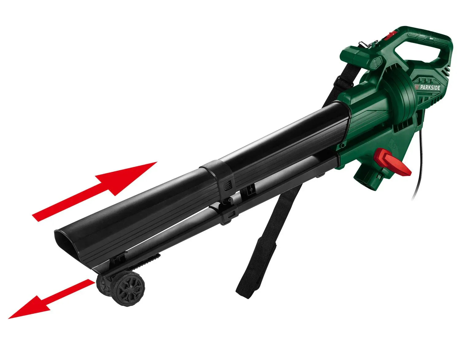 PARKSIDE Aspirateur souffleur broyeur lectrique PELSB 2600 A1, 270 km/h, 2600 W