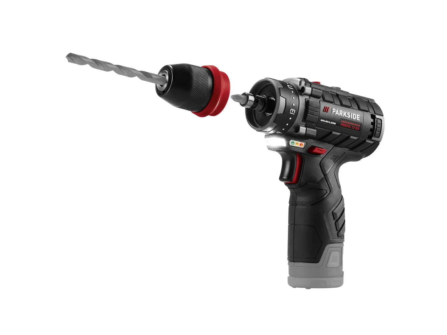 PARKSIDE PERFORMANCE Perceuse-visseuse sans fil PBSPA 12 E4, 35 Nm, 12 V