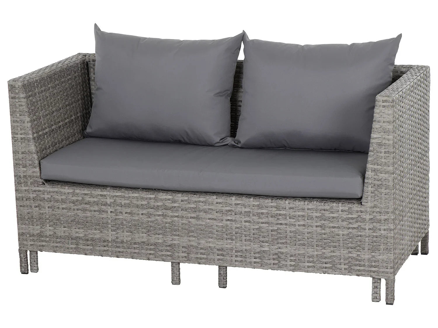 Gardamo Ensemble de jardin Vigo Lounge, 4 pices, gris