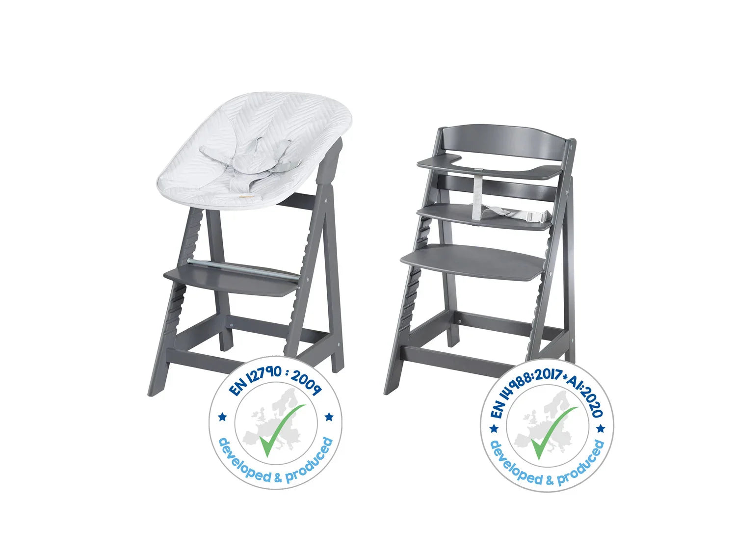 roba Chaise haute volutive Born Up Zick Zack 2 en 1