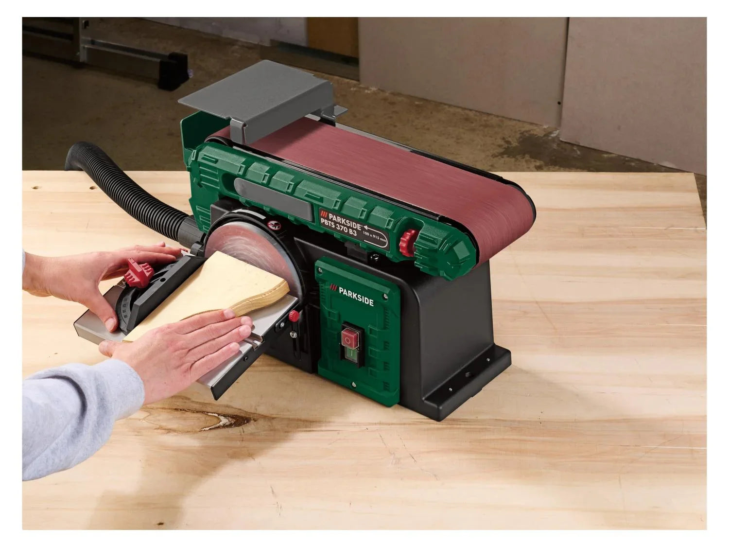 PARKSIDE Ponceuse  bande et  disque PBTS 370 B3, 370 W