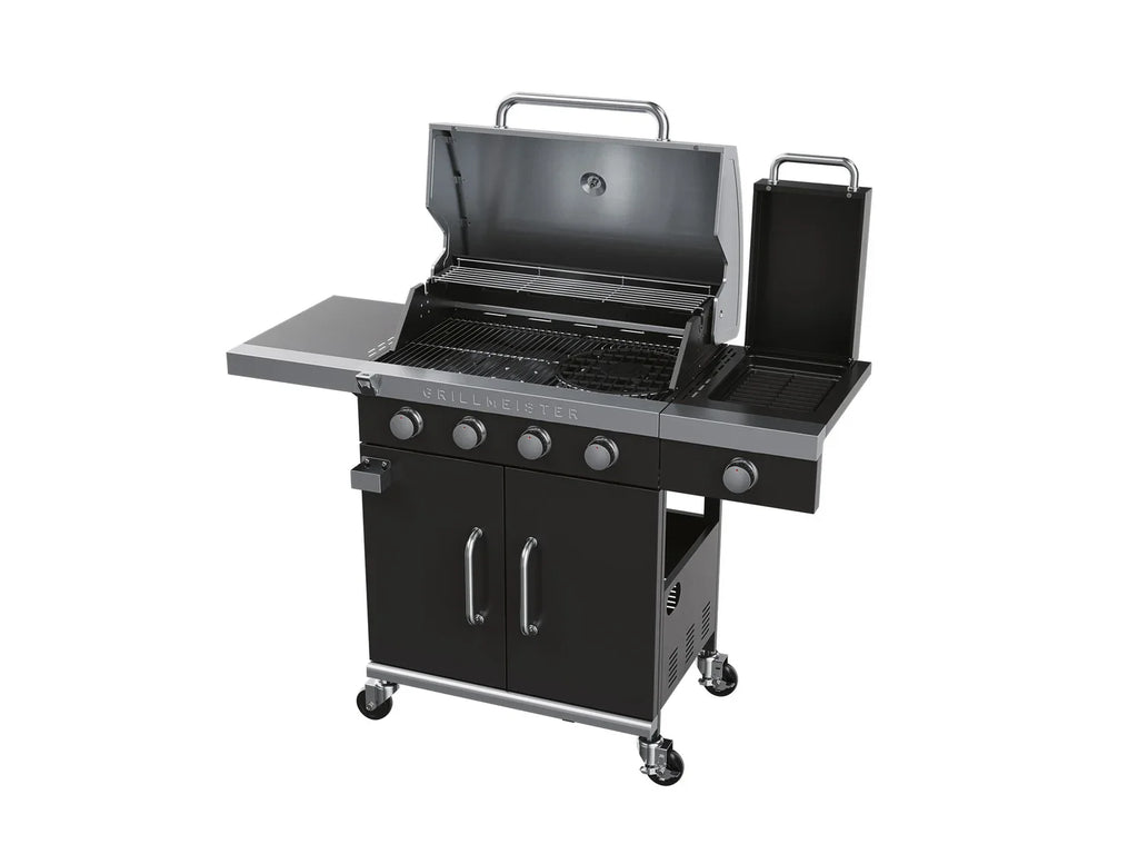GRILLMEISTER Barbecue  gaz, avec 4 zones de cuisson