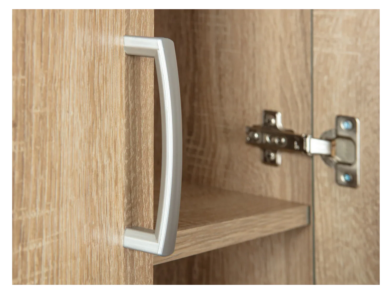 Inter Link Armoire  deux portes en bois, 70 x 189 x 34 cm