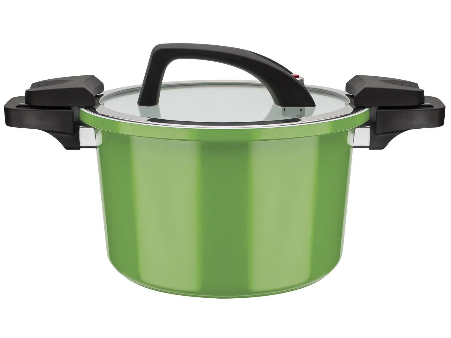 Casserole basse consommation GSW, couvercle en verre avec soupape  vapeur, en aluminium, revtement anti-adhsif