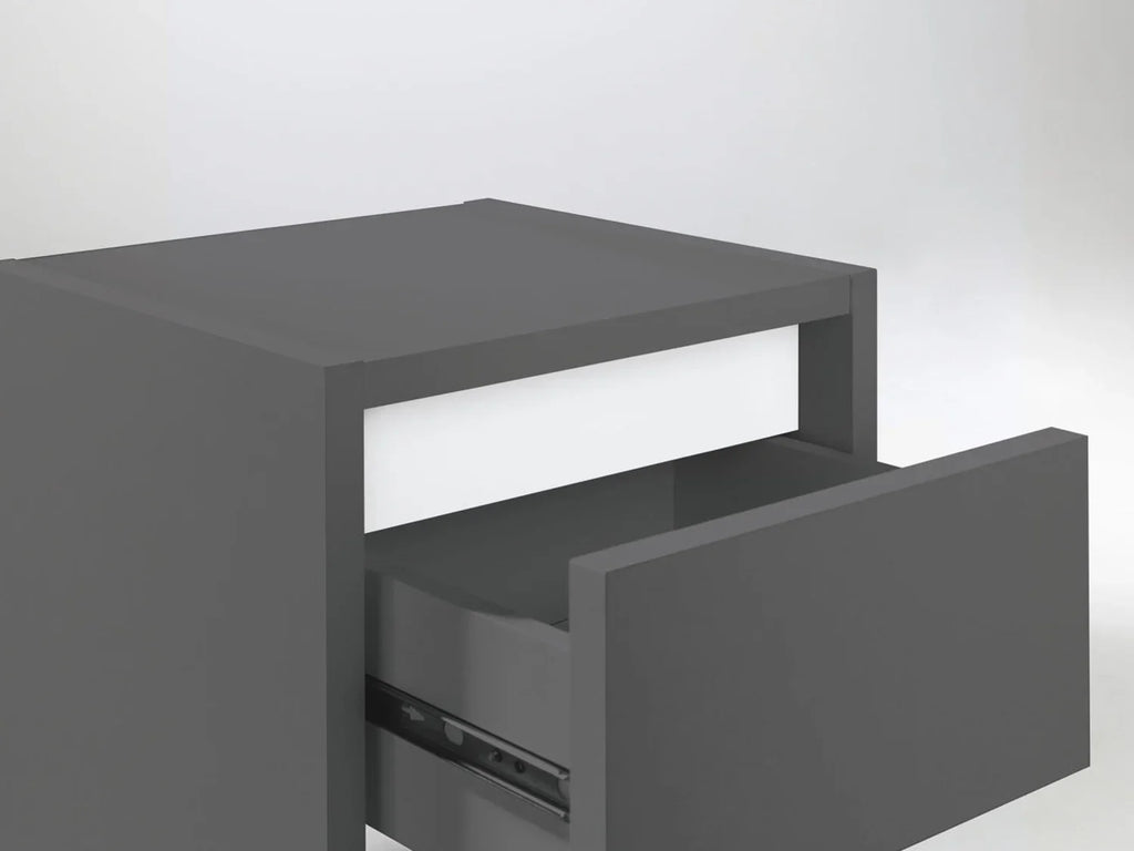 LIVARNO home Armoire latrale de salle de bains Oslo, 32 x 99 x 30 cm, anthracite