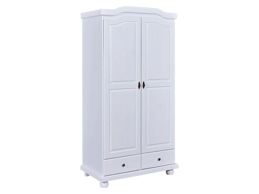 Inter Link Armoire rustique Kappl ou Reutte,  2, 3 ou 4 portes, blanche