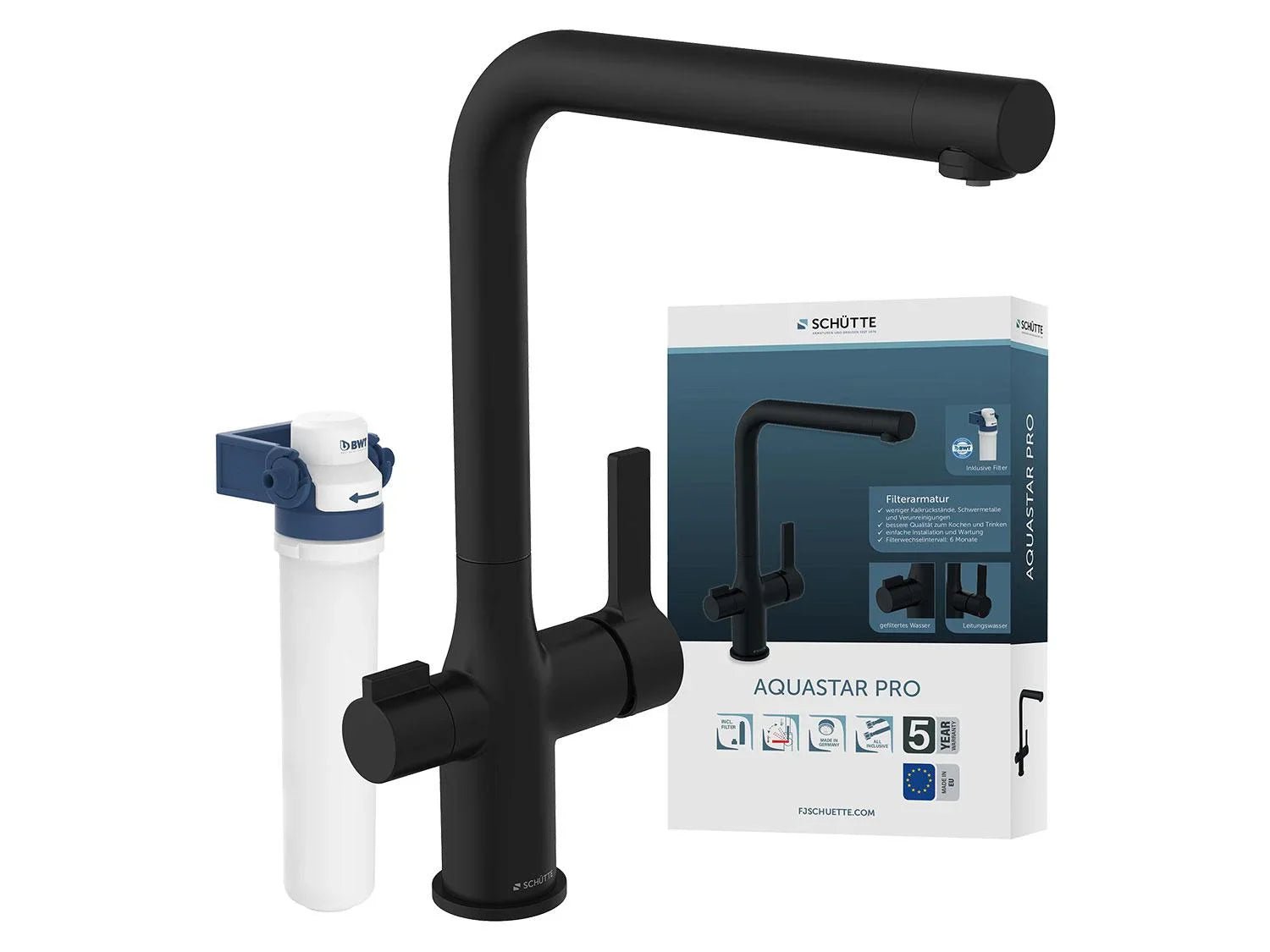 Schtte Robinet d'eau potable AQUASTAR PRO avec systme de filtration anti-calcaire