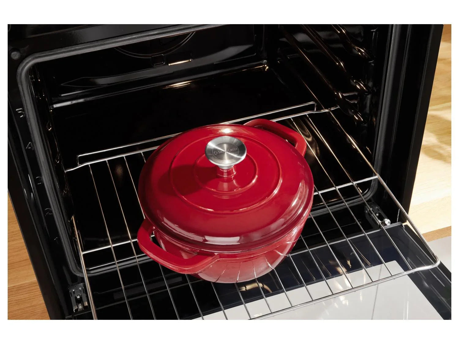 SILVERCREST Faitout en fonte Premium, 22 cm