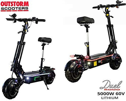 2025 MAXX 60MPH Ultra High Speed Electric Scooter for Adults Foldable, 5000W Power Dual Motor| 60V /38.5Ah Battery | 83 Miles Range | Grade 30°