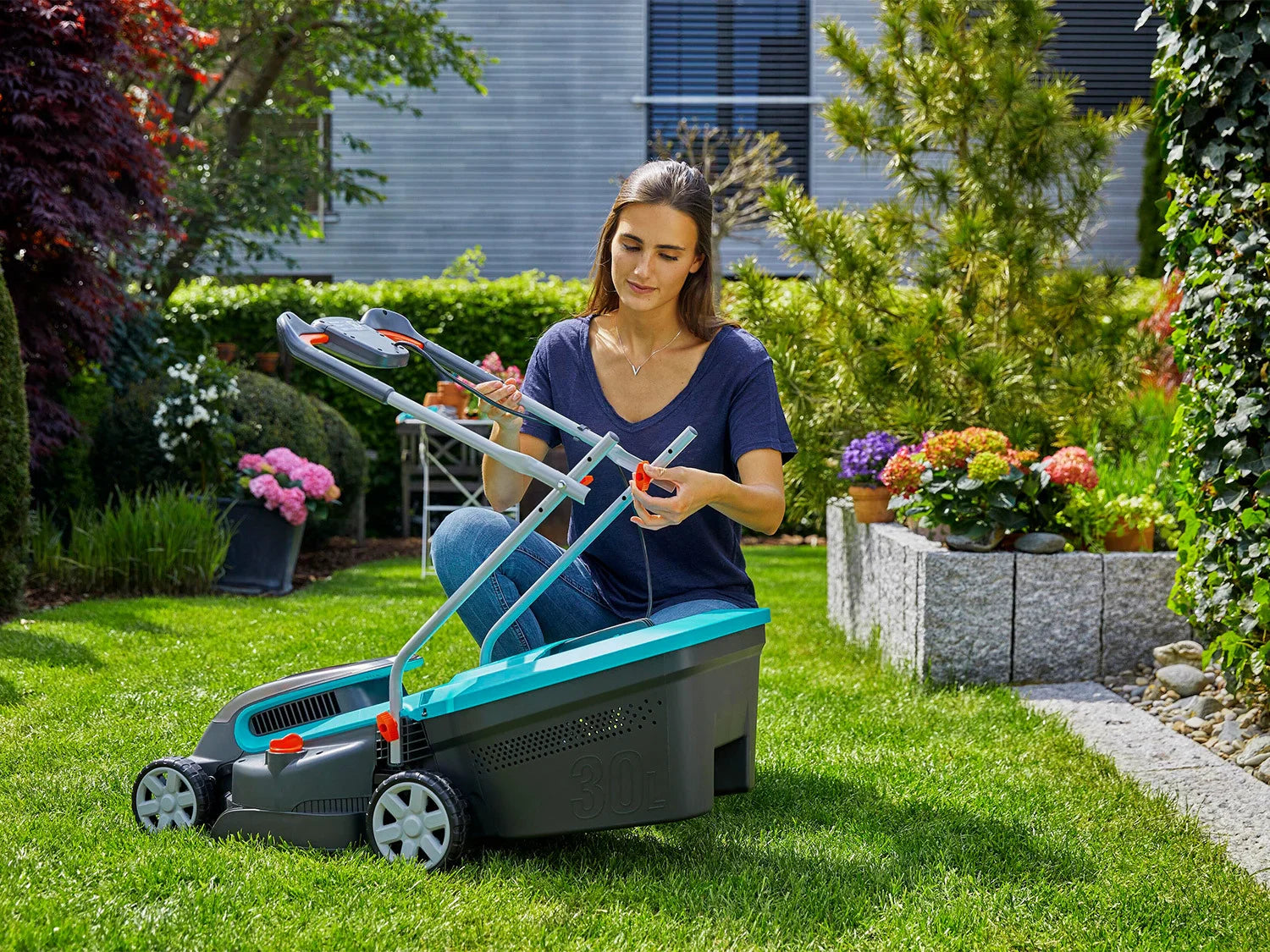 Gardena Tondeuse  gazon sans fil PowerMax 32/36V Power For All