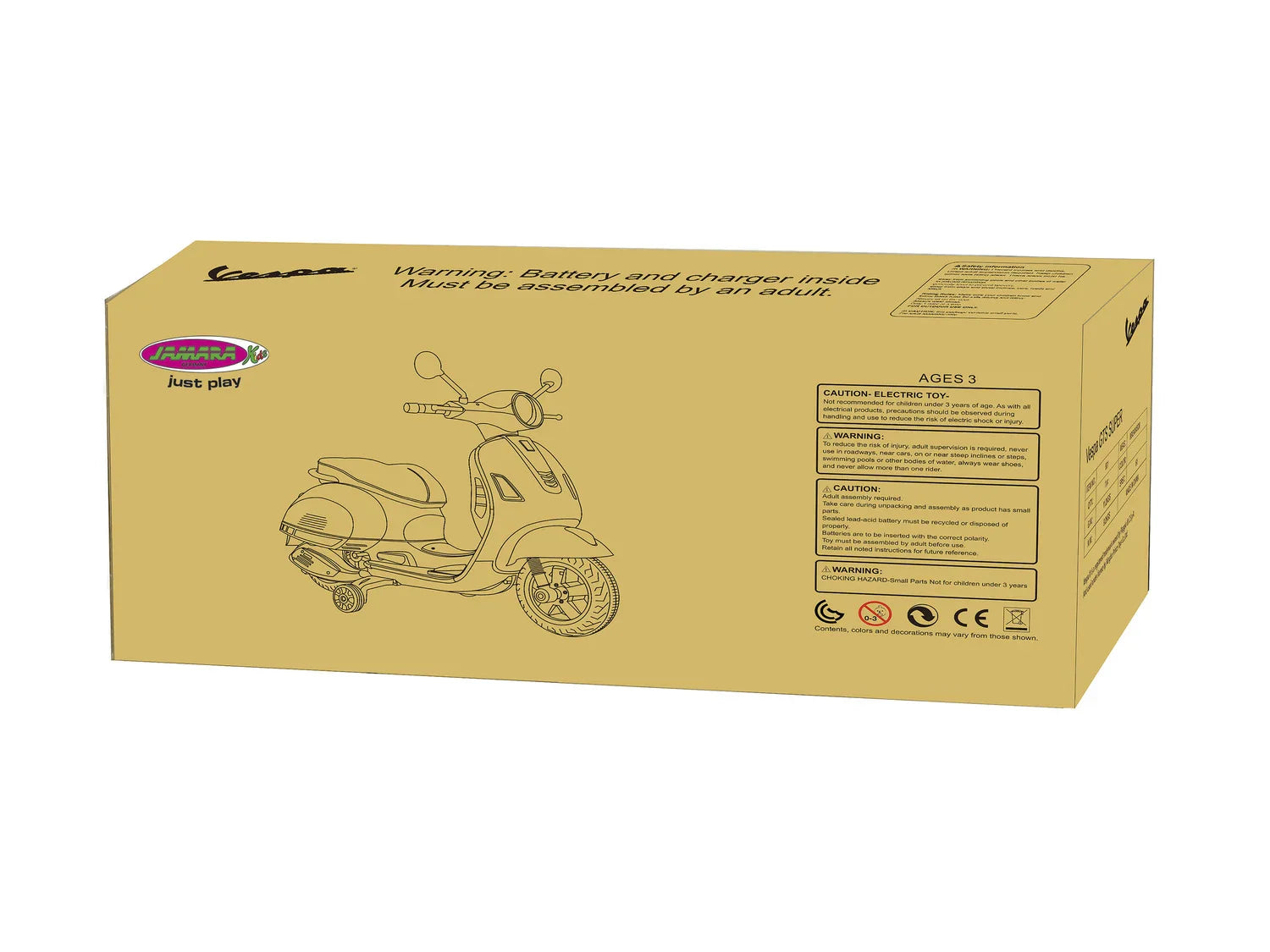 JAMARA Scooter pour enfant Ride-on Vespa GTS 125