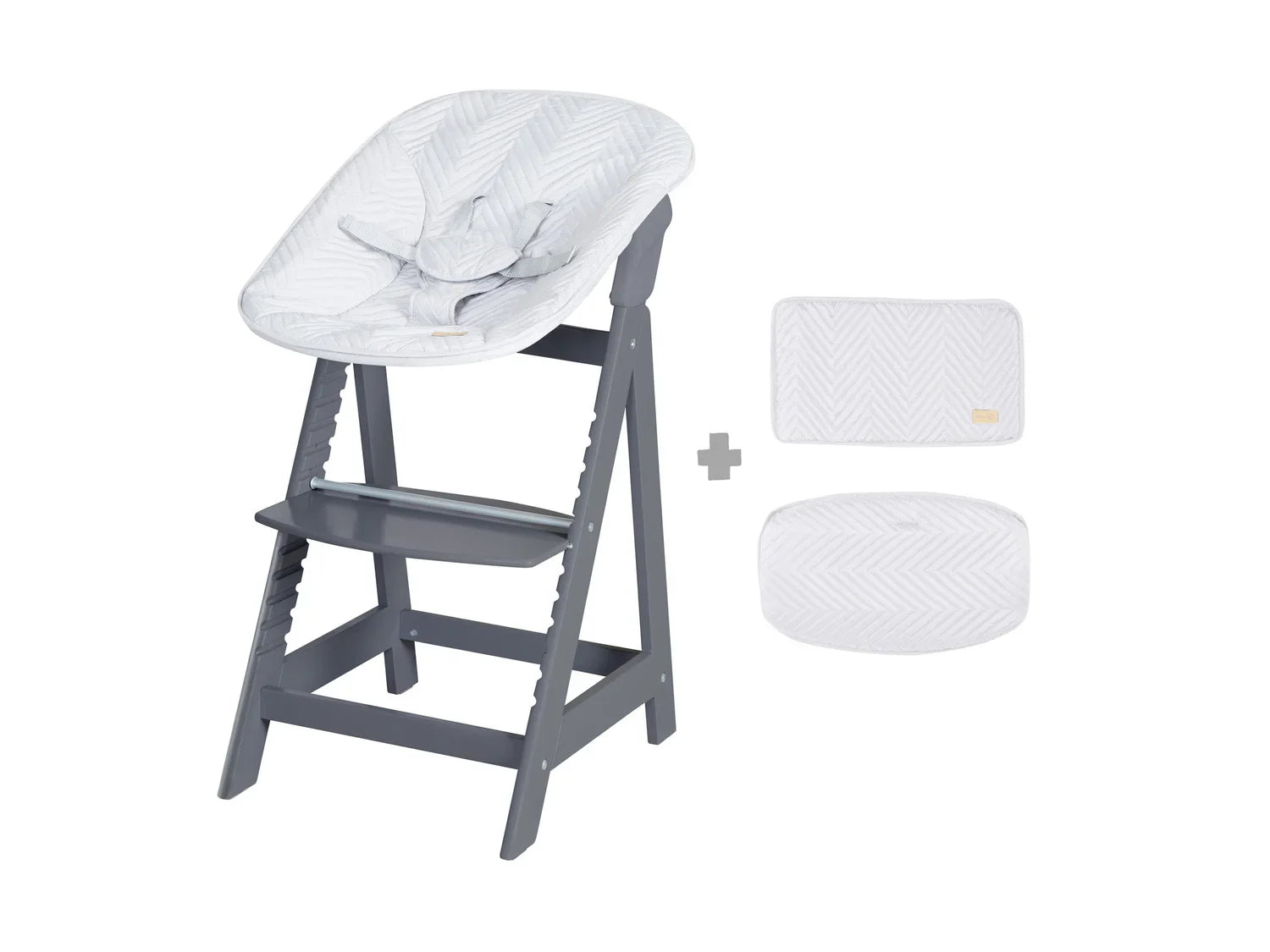 roba Chaise haute volutive Born Up Zick Zack 2 en 1