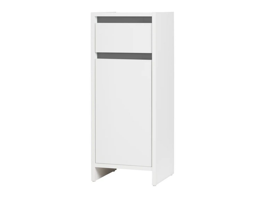 LIVARNO home Armoire latrale de salle de bains Oslo, 32 x 80 x 28 cm, blanche