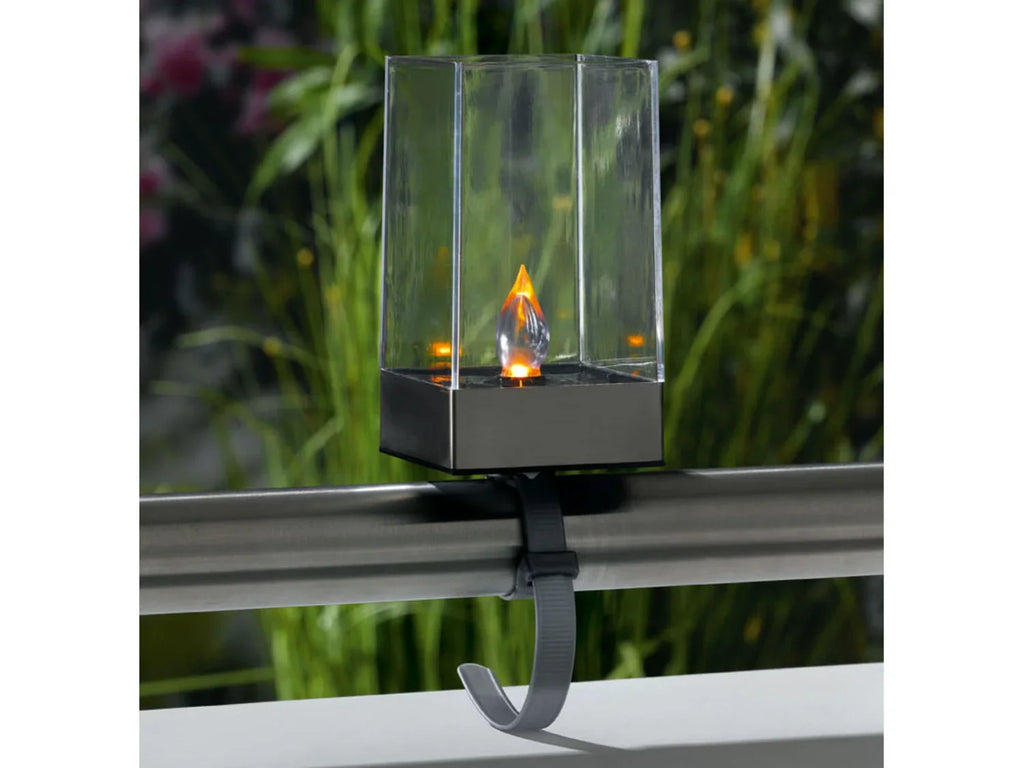 LIVARNO home Torche ou balise solaire  LED, effet flamme, 0,06 W