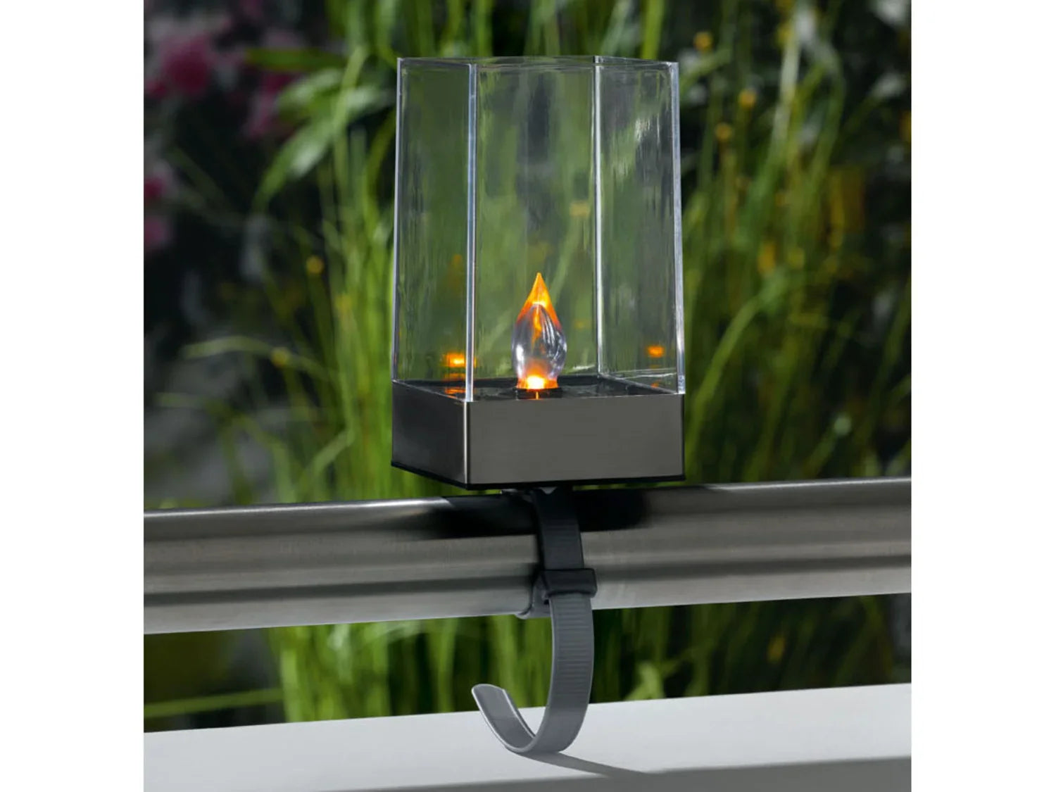 LIVARNO home Torche ou balise solaire  LED, effet flamme, 0,06 W