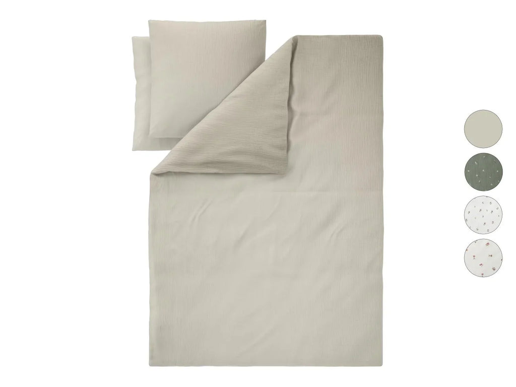 LIVARNO Parure de lit en mousseline, 240 x 220 cm