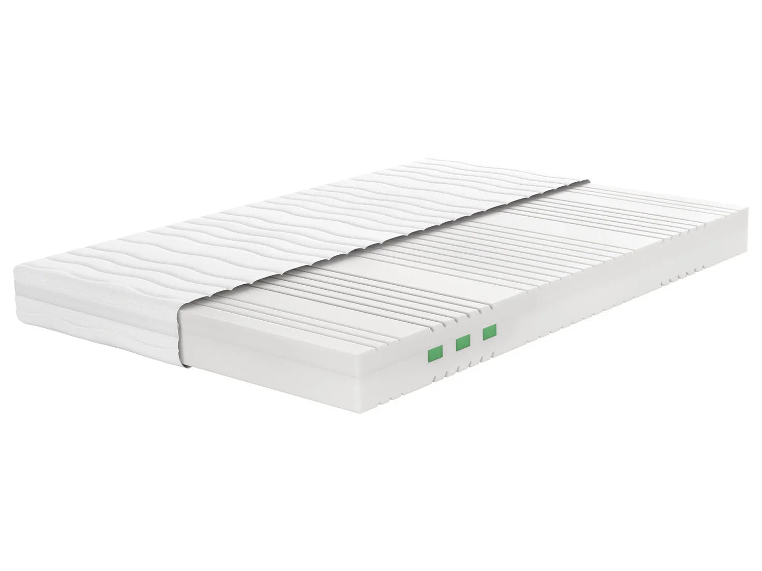 LIVARNO home Matelas en mousse froide, 7 zones, H2, 160 x 200 cm