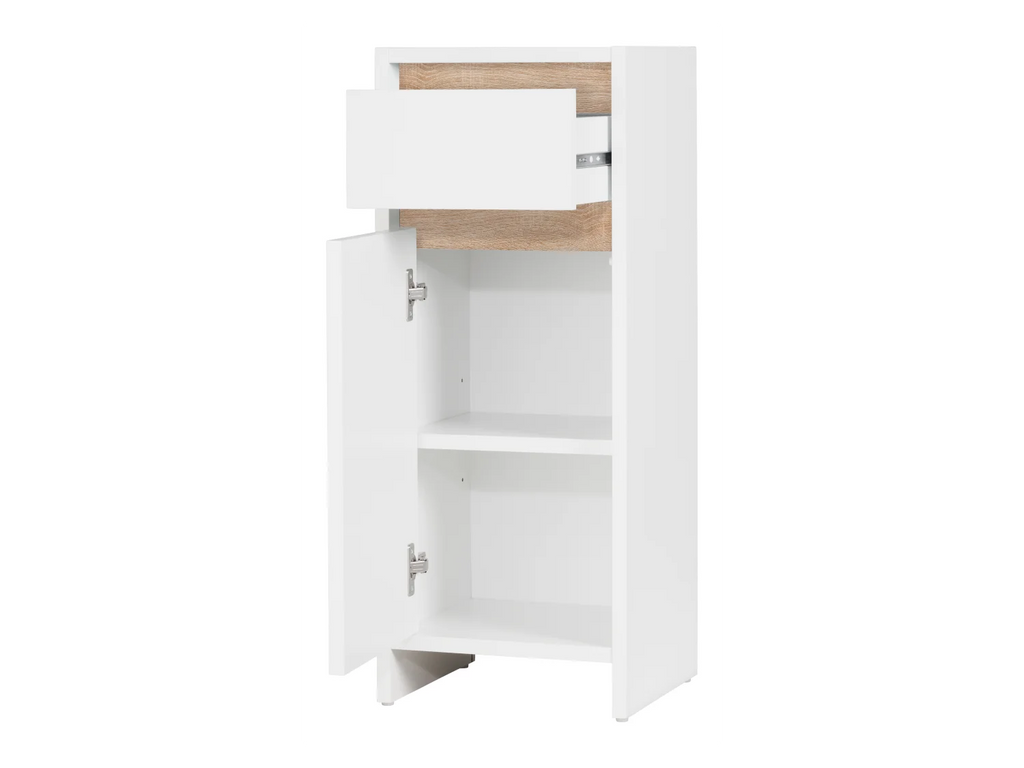 LIVARNO home Armoire latrale de salle de bains Oslo, 32 x 80 x 28 cm, blanche
