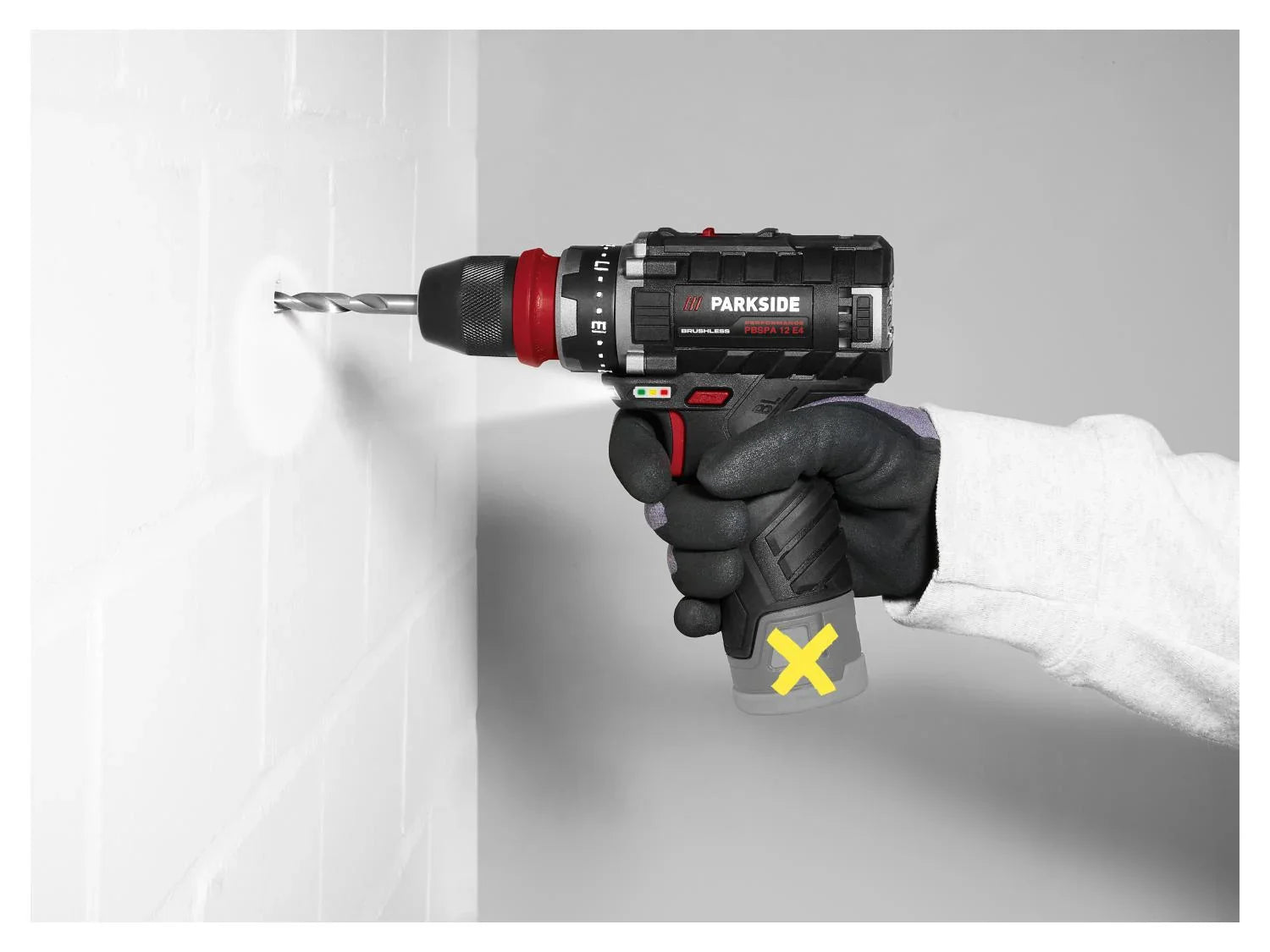 PARKSIDE PERFORMANCE Perceuse-visseuse sans fil PBSPA 12 E4, 35 Nm, 12 V
