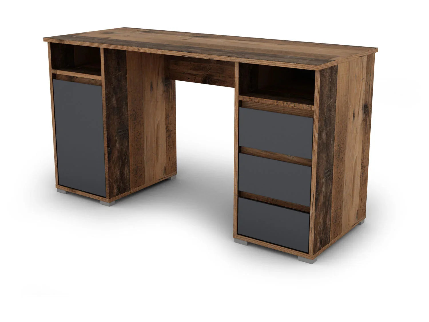 byLIVING Bureau Lobo, avec rangements, 138 x 75 x 55 cm