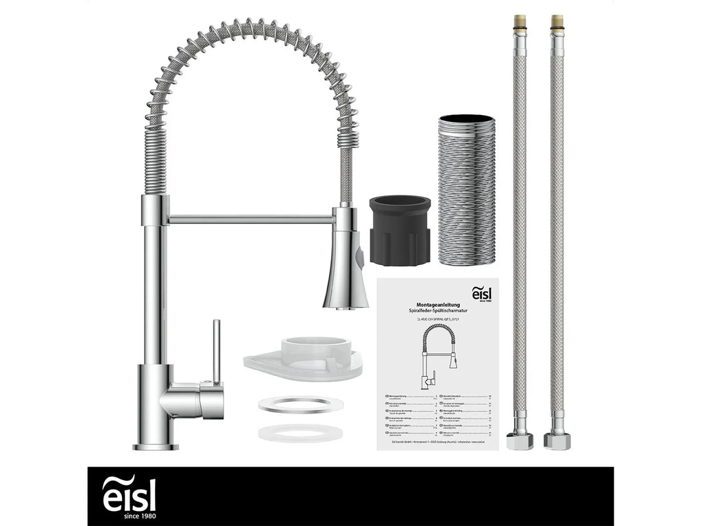 Eisl Mitigeur robinet de cuisine LEON, avec ressort en spirale