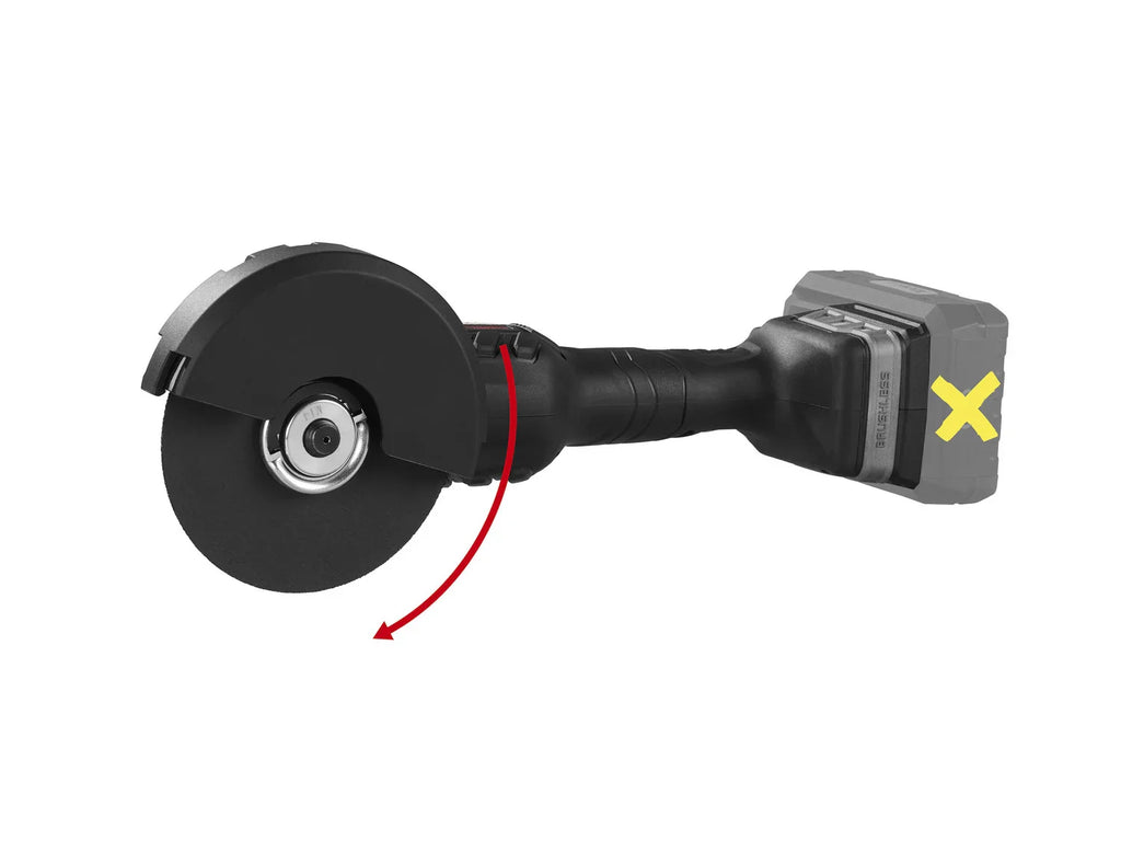 PARKSIDE PERFORMANCE Meuleuse d'angle sans fil PWSAP 20-Li E6, 20 V