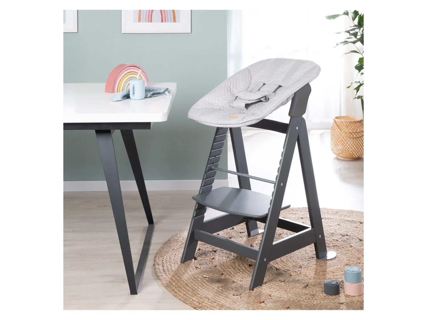 roba Chaise haute volutive Born Up Zick Zack 2 en 1