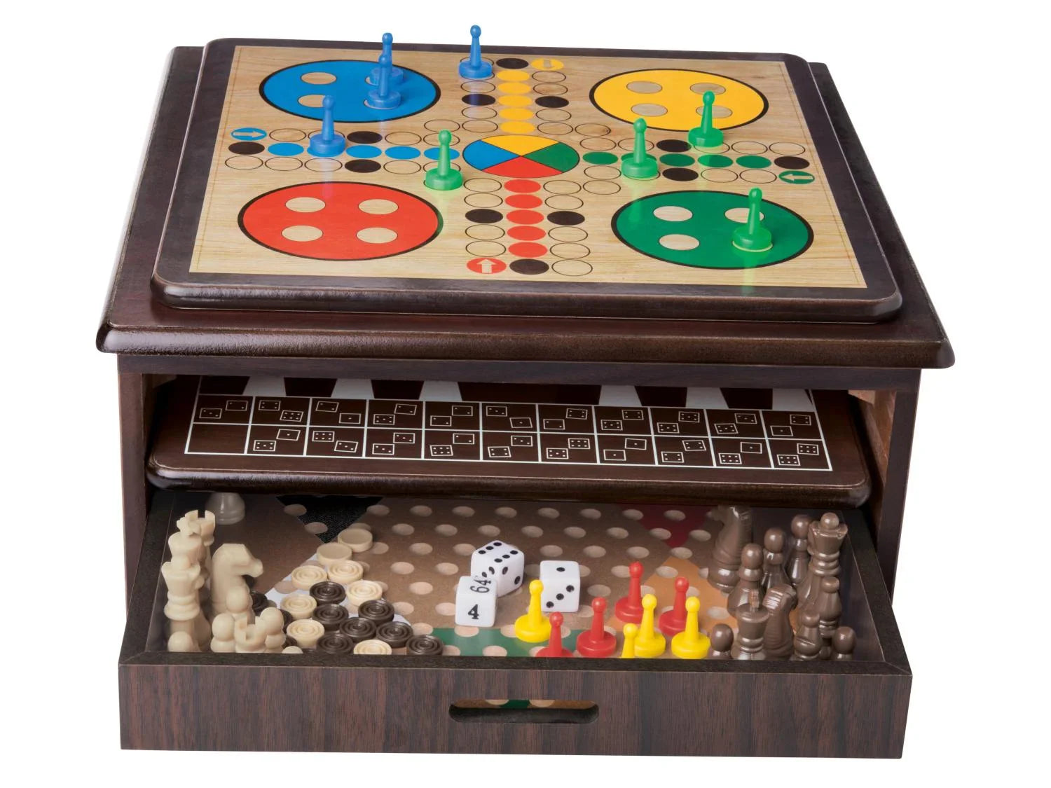 lupilu Bote de jeux en bois 10 en 1
